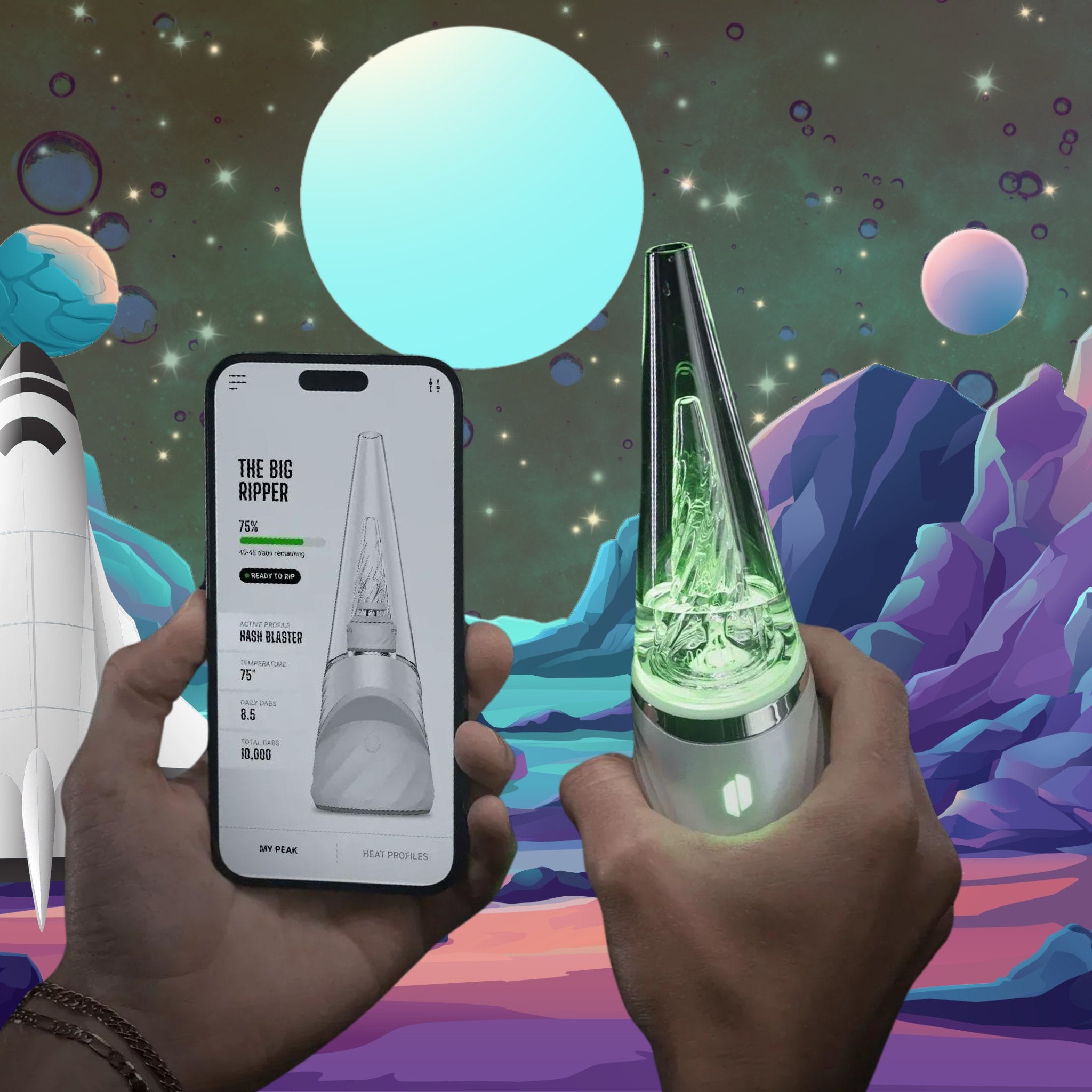 Puffco Peak Pro 2023 Vaporizer - Herb Vape DePuffco